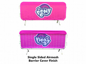 Kiểm soát đám đông PVC Vinyl vải chướng ngại vật Bìa UV in <span class=keywords><strong>Polyester</strong></span> Cờ biểu ngữ giáo dục bảo hiểm hàng rào chướng ngại vật biểu ngữ - Product Image 6