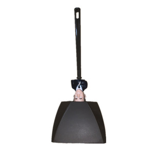 Toilet <b>Brush</b> Set With Figurine Handle Dark Brown Durable <b>Round</b> <b>Brush</b> For Bathroom Cleaning - Product Image 5