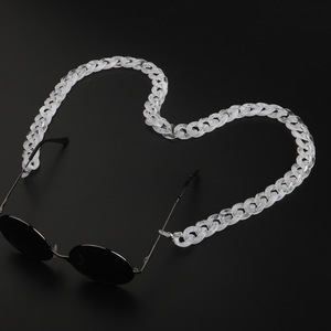 Mode femmes acrylique <span class=keywords><strong>lunettes</strong></span> de soleil chaîne porte-<span class=keywords><strong>cordon</strong></span> de <span class=keywords><strong>lunettes</strong></span> <span class=keywords><strong>pour</strong></span> <span class=keywords><strong>lunettes</strong></span> de lecture élégant cou suspendus <span class=keywords><strong>lunettes</strong></span> - Product Image 2