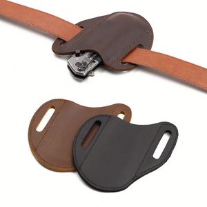 Étui en cuir véritable fait main pour ceinture, étui pour couteau pliant EDC, sac à outils durable pour la taille - Product Image 3
