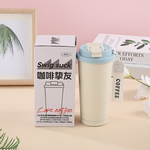 Stainless Steel Tumbler 304 Insulated <b>Coffee</b> Cup Travel Outdoor Water <b>Bottle</b> Pink Green Red White Blue - Product Image 2