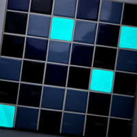 Vente en gros de mosaïques modernes d'extérieur en céramique bleue, marbre, métal, porcelaine, verre, piscine, piscine, mur vitré, carreaux de mosaïque