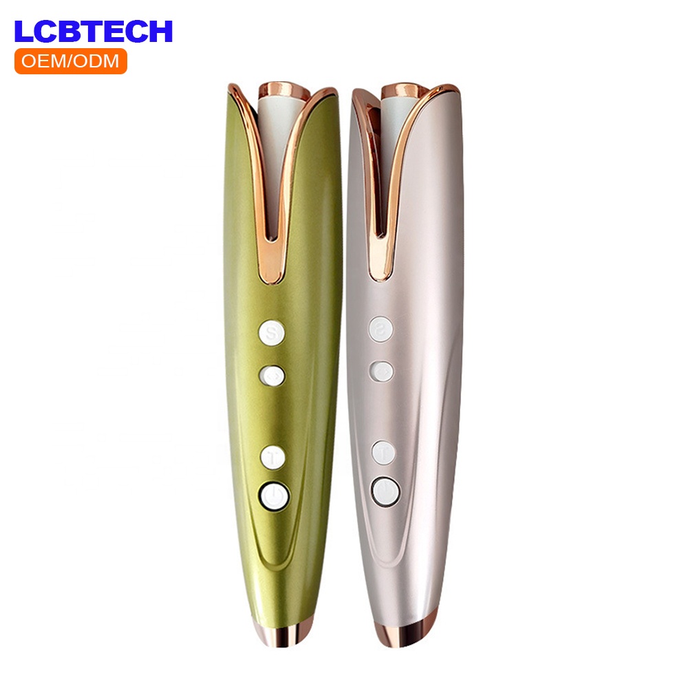 Электрическая плойка для волос, автоматический вращающийся ролик для завивки волос с ЖК-дисплеем и функцией быстрого нагрева