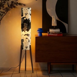 Floor Lamp With Song Dynasty Design Warm Light LED Home Bedroom <b>Standing</b> Lamp - Product Image 1