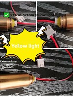 Module laser jaune 5mW 571-573nm pour pointeur de niveau et expériences médicales et biologiques
