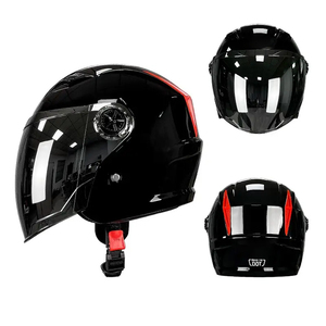 <span class=keywords><strong>Casco</strong></span> de Motocicleta Abierto 3/4 <span class=keywords><strong>Personalizado</strong></span>, Material ABS, Homologado por DOT, <span class=keywords><strong>Casco</strong></span> <span class=keywords><strong>Jet</strong></span> para Desplazamientos Urbanos y Conducción en Carretera - Product Image 3