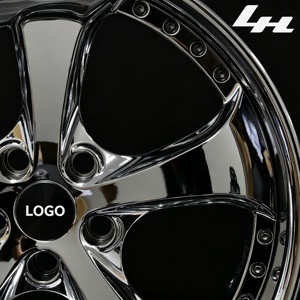 Cerchi in Lega Forgiati Personalizzati Retrò a Due Pezzi, 18-24 Pollici, Cromati, 5 Razze, Design Personalizzato con <span class=keywords><strong>Logo</strong></span>, Adatti per Auto di Alta Gamma - Product Image 2
