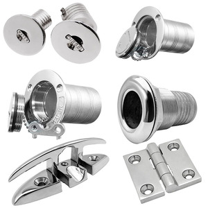 Herrajes Marinos de Acero Inoxidable, Accesorios para Barcos, Acabado Pulido Espejo, para Reparación y Reemplazo de Amarre de Yates - Product Image 5