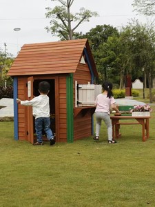 <span class=keywords><strong>Casa</strong></span> de <span class=keywords><strong>Madera</strong></span> Pequeña para Jardín Montessori, Parque <span class=keywords><strong>Infantil</strong></span> Portátil para Niños, Juegos de Rol para Guardería y Jardín de Infancia - Product Image 6