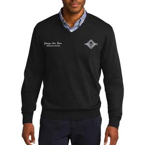 Ink Men Sw285 Pull à col en V pour femmes à broderie personnalisée confortable avec textes et logo personnalisés - Product Image 1