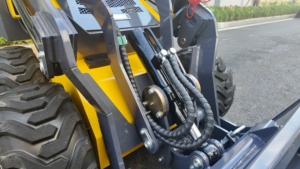 High-Quality Skid Steer Loader Gasoline Engine With Hengli Hydraulic Components <b>Compact</b> Construction Machine Short Turning Radiu - Product Image 5