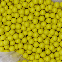 Personnalisé 17mm 18mm Solide Dur Petit Paintball Rebondissant Balle En Caoutchouc Naturel