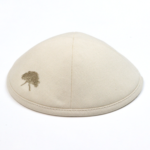 <span class=keywords><strong>Kippa</strong></span> juive en lin brodée <span class=keywords><strong>Kippa</strong></span> avec impression de logo personnalisé - Product Image 6