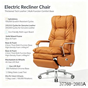 Modern Design PU/Cowhide Electric <b>Recliner</b> <b>Chair</b> 37760-2003A - Product Image 2