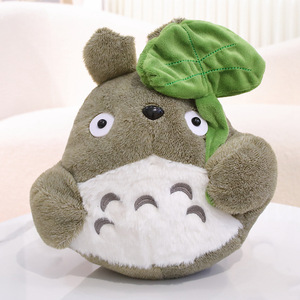 Peluche <span class=keywords><strong>Totoro</strong></span> <span class=keywords><strong>Feuille</strong></span> de Lotus Mignonne de Dessin Animé, Cadeau d'Anniversaire pour Enfants, Cadeau de Fête, Cadeau pour Couple, Jouet à la Machine à Pinces, Pendentif, Jouet Apaisant - Product Image 5