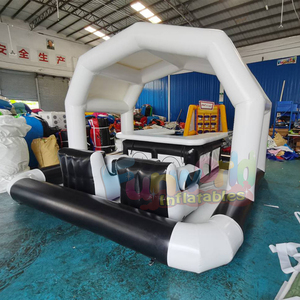 Structure gonflable de qualité commerciale pour fêtes, avec bar, sièges intégrés et toit, piscine gonflable - Product Image 2