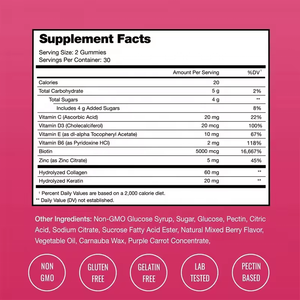 Gomitas de Vitaminas para el Cabello OEM de Entrega Rápida, Complejo Vitamínico con Biotina y Vitaminas C y E, Gomitas para Suplemento Capilar - Product Image 5