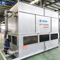 Tour de refroidissement industrielle à circuit fermé à flux croisé 10T 20T 30T 50T 80T 100T pour eau de refroidissement, fabriquée en usine