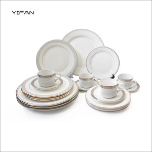 Juego de Platos de Porcelana Plateada con Forma de Corona, Ecológicos, con Logotipo Personalizado, para Bodas - Product Image 2