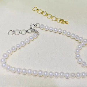 Fermoir de collier en argent sterling 925 en gros, fermoir à ressort unisexe, fermoir à homard pour chaîne de perles, fabrication de bijoux DIY, mariage - Product Image 5