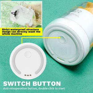 Máy xay sinh tố mini sạc điện, máy ép trái cây tươi, bình nước ép cầm tay USB, máy xay mini điện nhanh - Product Image 5