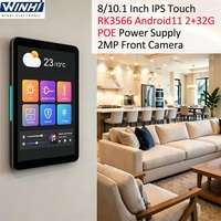 Panneau de commande intelligent pour maison connectée 8/10,1 pouces Android 11 RK3566, 2+32 Go, PoE, tablette murale WiFi BLE, tactile 10 points avec Google Play Store