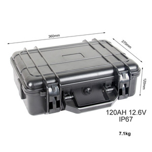 แบตเตอรี่ความจุ120AH 12V สำหรับสูบลมได้มอเตอร์เรือคายัคแบตเตอรี่ลิเธียมสแตนด์แพดเดิลบอร์ด - Product Image 5