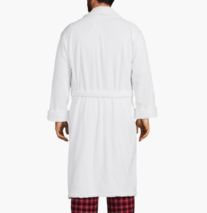 Lungo Kimono termico spugna collo scialle casa Hotel <span class=keywords><strong>accappatoio</strong></span> per gli uomini e le donne 100% <span class=keywords><strong>cotone</strong></span> spugna Unisex Spa <span class=keywords><strong>accappatoio</strong></span> da <span class=keywords><strong>uomo</strong></span> - Product Image 2