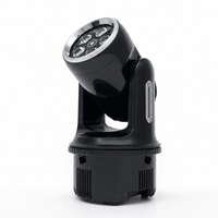 Projecteur LED mobile 120W avec laser 150mW, 5x15W LED RGBW et rotation Z infinie, effet DMX DJ pour soirée en boîte de nuit