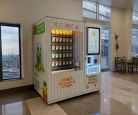 Haloo Frozen Fruit Smoothie IJsautomaten SDK QR-code Munt Betaalsysteem RVS Touchscreen POS Integratie OEM/ODM