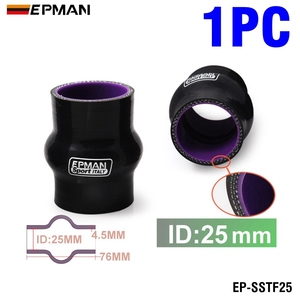 Tuyau en silicone EPMAN tuyau droit HUMP Intercooler tuyau Turbo coupleur droit tuyau en caoutchouc tuyau de radiateur pour Civic VW MK7 EP-SSTF - Product Image 5