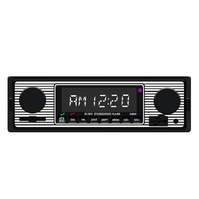 BQCC Single Din Car MP3 Player Radio FM Receiver BT USB AUX Music Playback Classis Universal Vehicle Head Unit for BMW KIA FORD