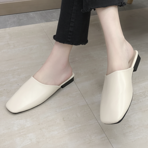 Mocassino quadrato quadrato da donna moderno a 3 colori LT-5 zoccoli e muli - Product Image 1