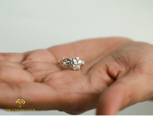 Anillo de Compromiso con Diamantes Cultivados en Laboratorio de 1.4 TCW, Anillo de Boda con Diamantes Cultivados en Laboratorio Certificados por IGI, Anillo Elegante de Oro Sólido de 14K - Product Image 5