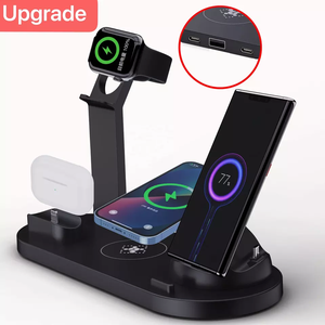 4 Trong 1 Phổ Không Dây Sạc Trạm 15W Nhanh Chóng Sạc <span class=keywords><strong>Dock</strong></span> Cho Iphone Cho <span class=keywords><strong>Android</strong></span> Cho Iwatch - Product Image 1