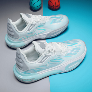 Zapatillas de Baloncesto Ligeras, Antideslizantes, Transpirables, Antiolor, Absorbentes de Sudor, de Corte Bajo, <span class=keywords><strong>para</strong></span> Deportes al Aire Libre, Otoño-Verano - Product Image 4