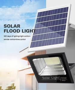 100W <strong>LED</strong> Solar Flood Light Waterproof <strong>Outdoor</strong> <strong>Spotlight</strong> Garden Wall Lamp with Remote Control IP67 Rating - Product Image 5