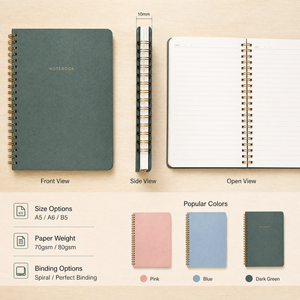 Agenda Personalizada con Tapa Dura, Planificador Semanal y Mensual 2026, A5, 160 Páginas con Separadores, Horario Diario, Lista de Tareas, Planificador de Presupuesto para Oficina - Product Image 2