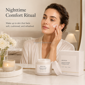 Crema de Noche Intensa Antienvejecimiento con Escualano OEM, Crema Reparadora de la Barrera Cutánea, Crema para Dormir con Magnesio para el Insomnio - Product Image 6