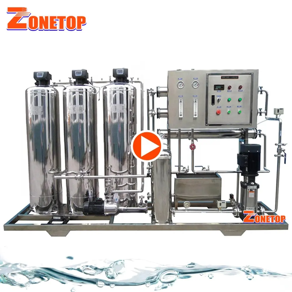 Nieuwe Pure Minerale Drinkwater Omgekeerde Osmose Systeem Zuiverende Filters Waterzuiveraar Machine Ro Zuivering Water Treatment Plant