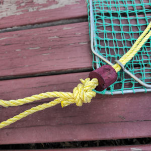 Nouveau Piège à crabes pliable à ouverture supérieure avec filet en acier inoxydable galvanisé et maille PE 50x50CM pour crabes, poissons et yabbies – Facile à utiliser - Product Image 5