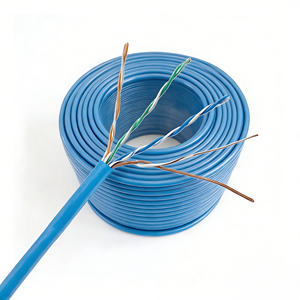<span class=keywords><strong>Cable</strong></span> de Red CAT5E <span class=keywords><strong>UTP</strong></span> 100M en Bobina, Sólido y Trenzado, CCA CCS, 4 Pares, Baja Interferencia, Alta Velocidad, 305m en Caja, Interior, CMR - Product Image 1