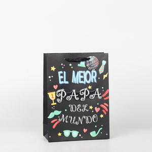 Sacs en papier personnalisés écologiques et recyclables avec estampage à chaud marron pour chaussures, MOQ 10 pour la vente au détail - Product Image 2