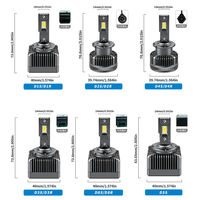 Phare LED de voiture automatique série D D1S D2S D2R D3S D4S D4R D5S D8S Xenon Lights White LED Universal 110W 6000K 22000LM Real Lumens