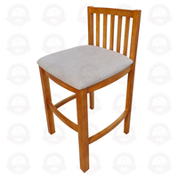 Silla de Comedor al por Mayor, Silla Moderna de Madera con Asiento de Tela Cómodo, Silla para Restaurante y Hotel