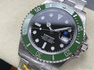 Reloj Mecánico de Lujo de la Mejor Calidad, 41 mm, Fábrica ARF, Acero 904L, Movimiento ETA 3235, 126610, Reloj de Buceo Hulk de Cerámica Verde - Product Image 2