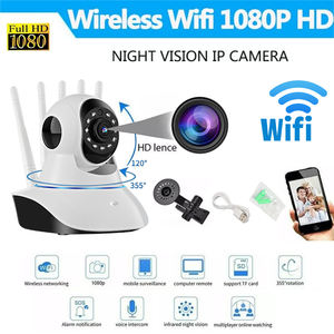Caméra de sécurité A1E27 1080P, caméra domestique sans fil WiFi, vue à 360 degrés, audio bidirectionnel, installation facile, vision nocturne intelligente - Product Image 1