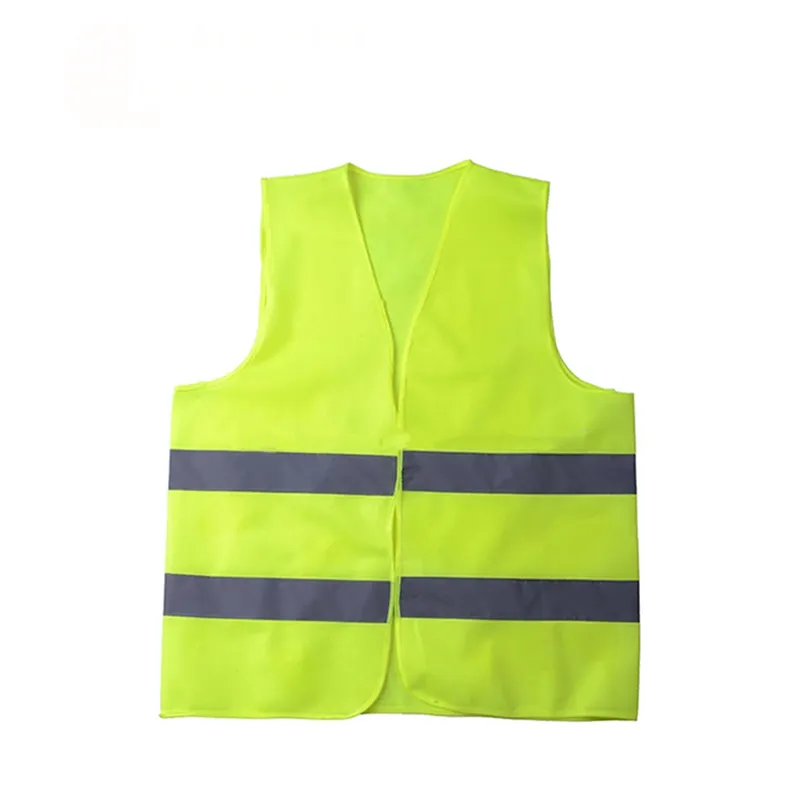 Yellow jacket safety reflective vest