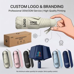 Nouvelle Arrivée Parapluie de Poche Automatique Pliant Mini Mignon Multicolore Promotionnel pour Entreprises - Product Image 2