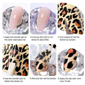 Papel de Transferencia para Uñas AS de 15 ml, Esmalte de Gel, Secado Rápido con Luz LED UV, Pegamento para Calcomanías de Estrellas, Gel de Estampado para Arte de Uñas - Product Image 6